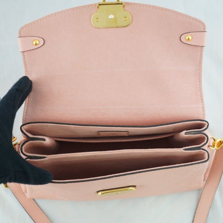 LV GEORGES M53942 粉紅色肩背斜背手提包-16