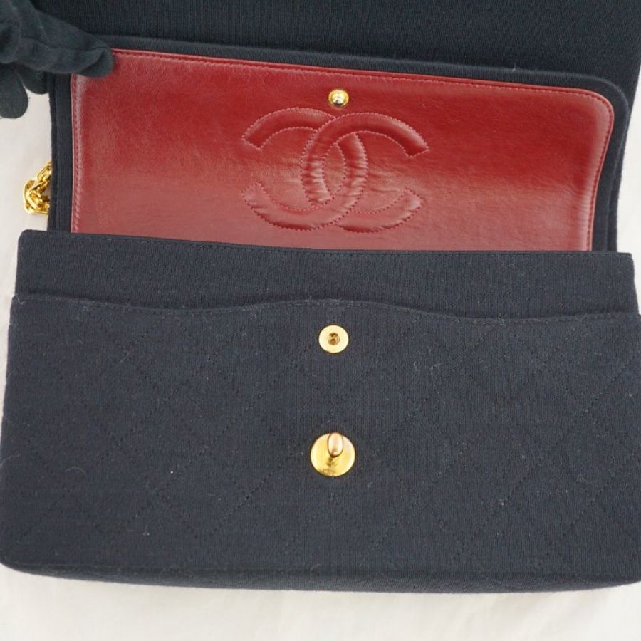 CHANEL 香奈兒 2.55 布面金鏈 斜背包 肩背包-18