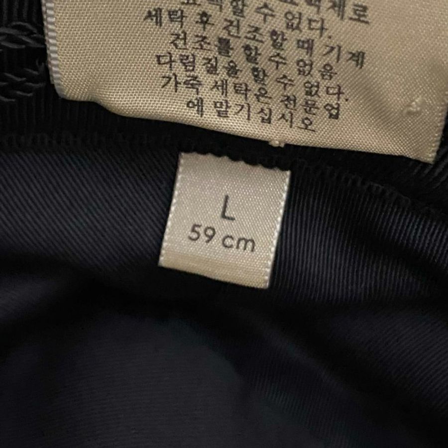 GUCCI 古馳雙G LOGO帆布漁夫帽 黑老花 老花帆布 漁夫帽 水桶帽 老帽 帽子 草帽 遮陽帽 帆布帽 戶外帽-5