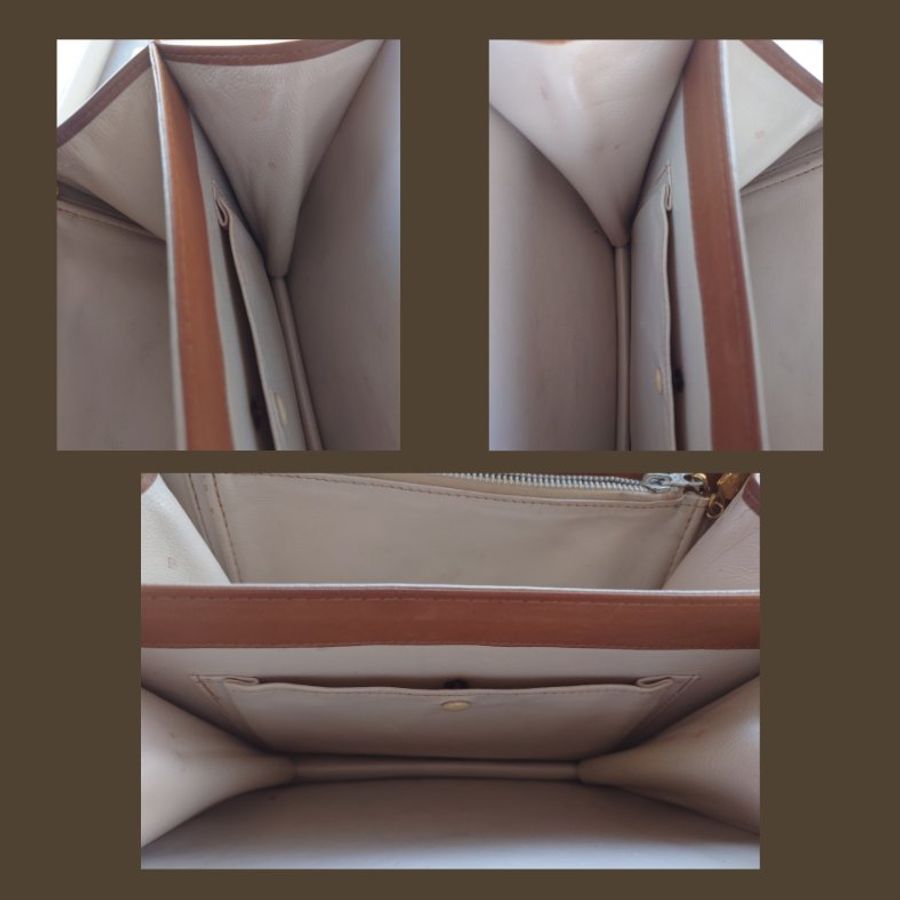 [日本進口] 稀有 Gucci 2way 肩帶 Micro GG 帆布皮革 Old Gucci 中古包／二手包／復古包/現貨【CREEK VINTAGES】-12