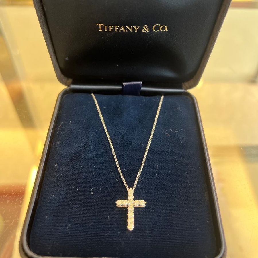 Tiffany&Co 金飾、鑽石項鍊-2