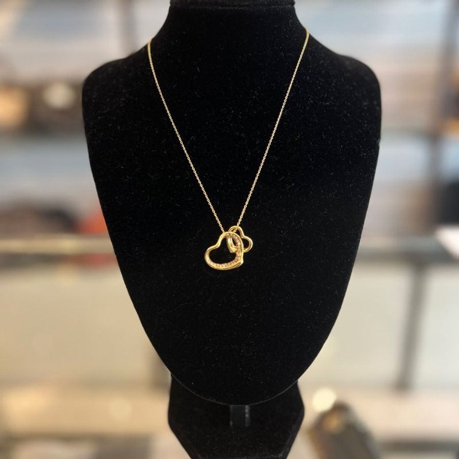 Tiffany&Co 金飾、鑽石項鍊-3