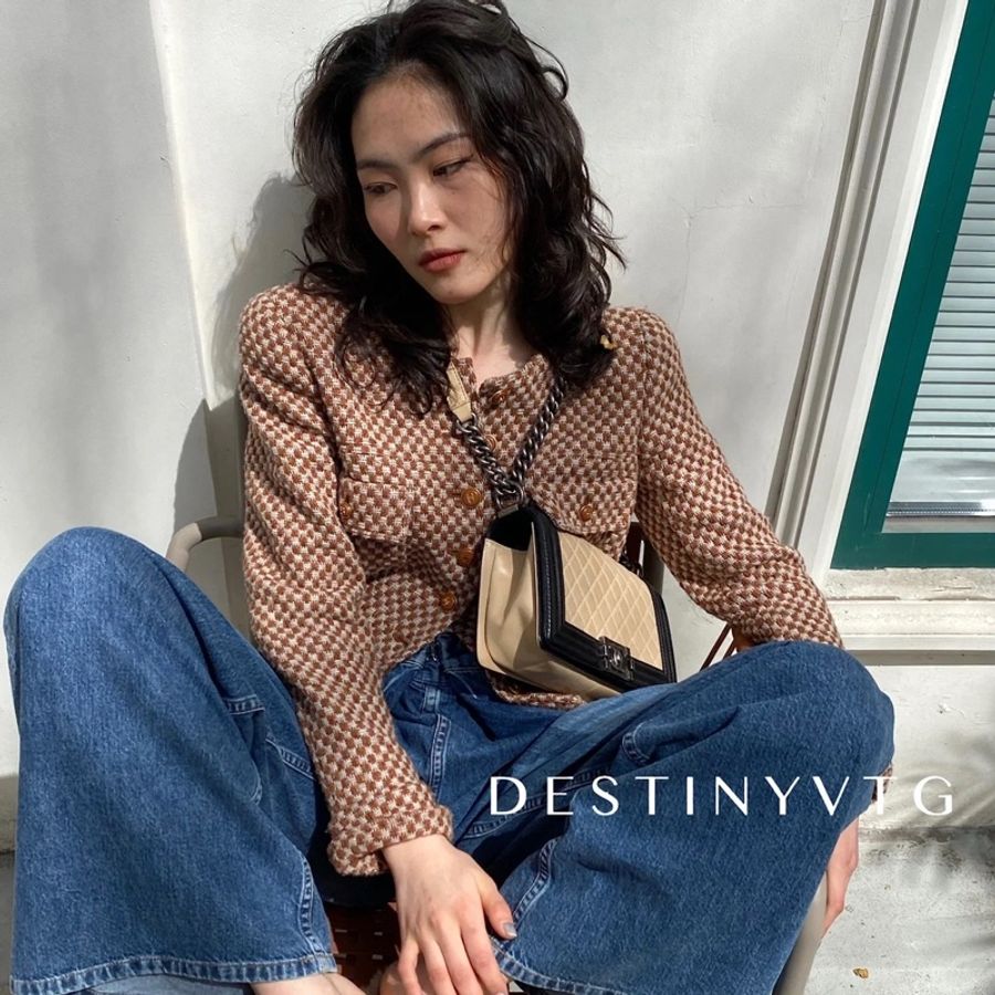Chanel Leboy 奶茶拼黑色💛🖤雷標18開❤️🔥男女適用款❤️🔥-7