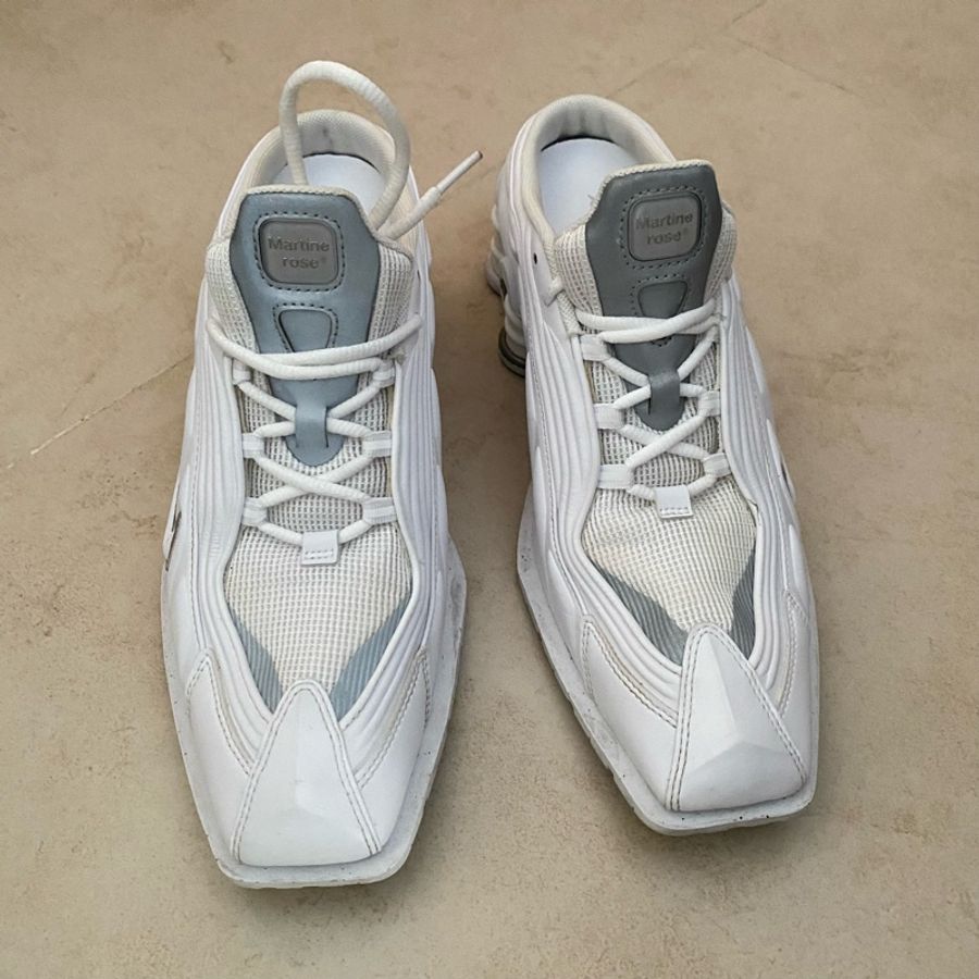 Nike x Martine Rose Shox White Limited Collaboration-0