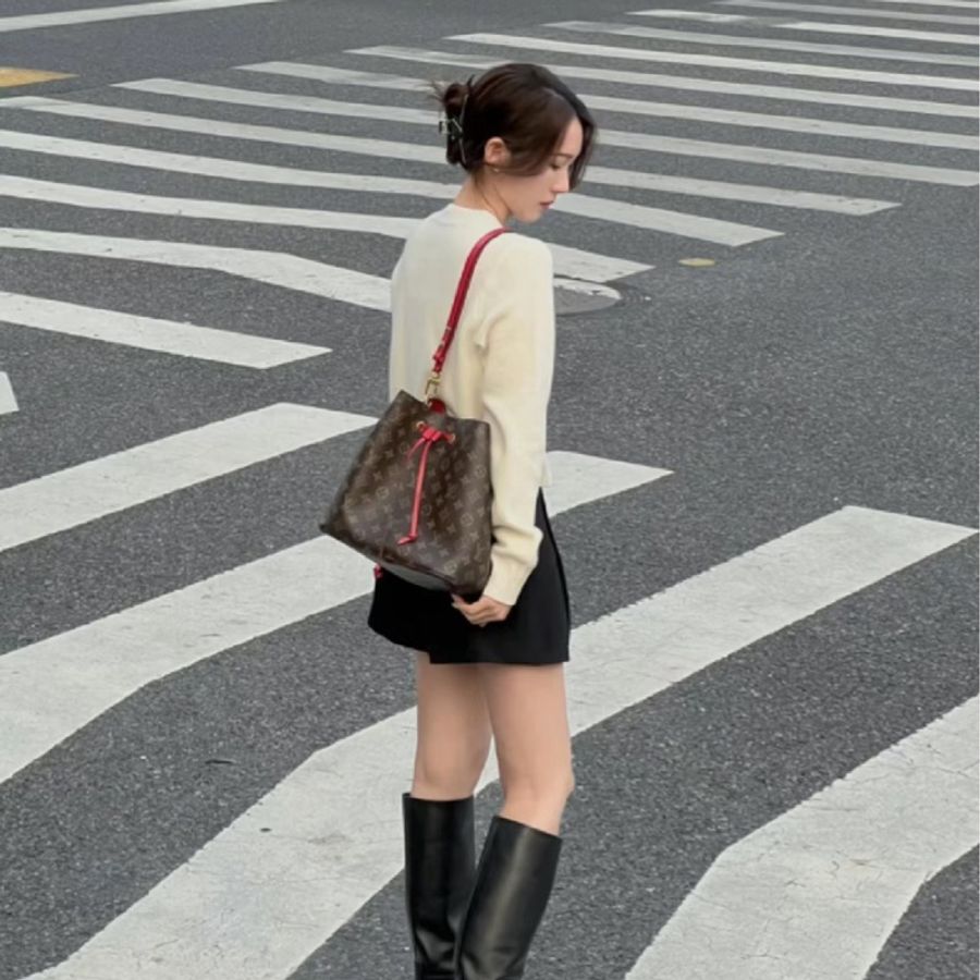 Lv NeoNoe BB Bag 紅色水桶肩背包❤️爆款甜甜價釋出💫-2