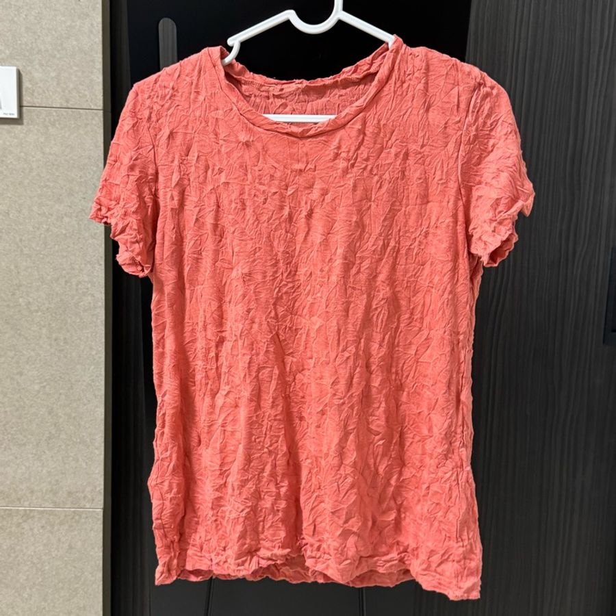 三宅一生 me pleats please issey miyake 皺褶短袖上衣-0