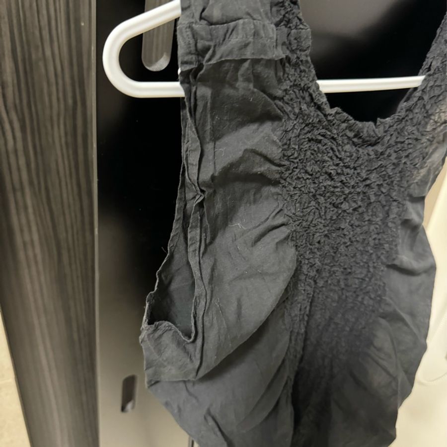三宅一生 me pleats please ISSEY MIYAKE 黑色皺褶造型背心-3