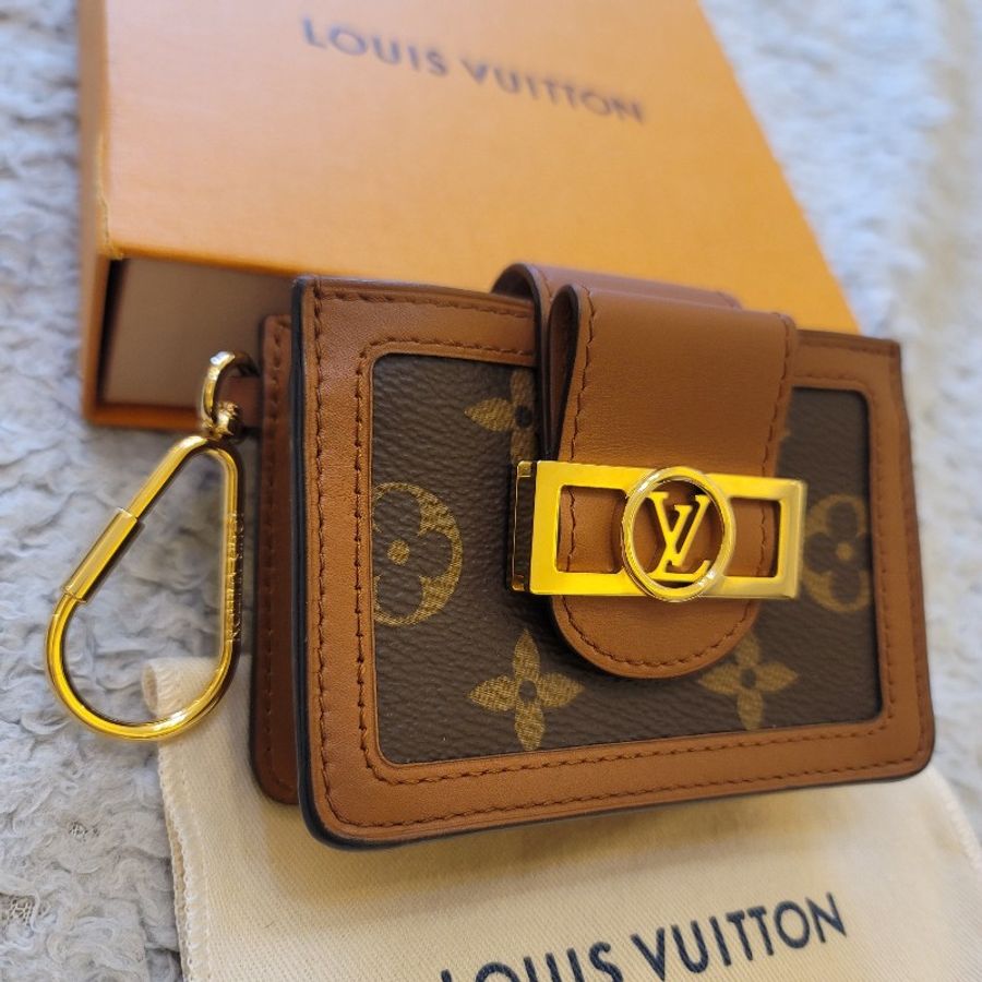 LV M68751 DAUPHINE MULTICARTES經典雙色Reverse帆布卡夾/零錢包-2