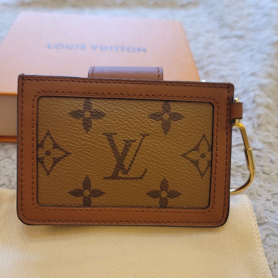 LV M68751 DAUPHINE MULTICARTES經典雙色Reverse帆布卡夾/零錢包-5