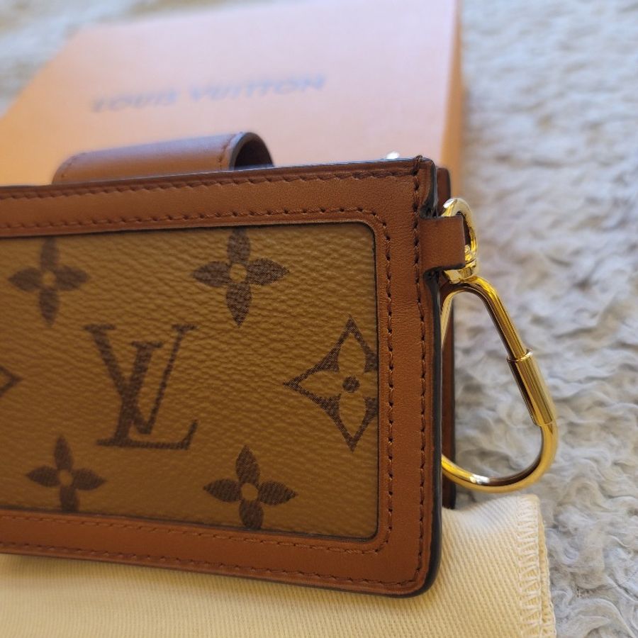 LV M68751 DAUPHINE MULTICARTES經典雙色Reverse帆布卡夾/零錢包-7
