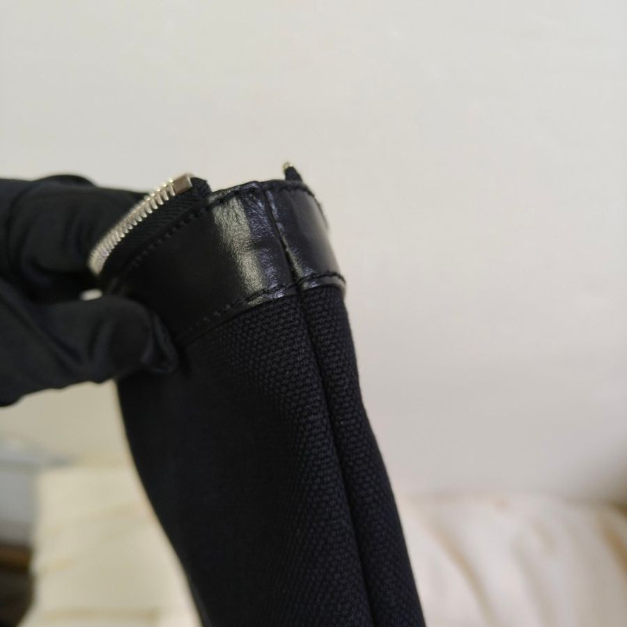 ‼️年中慶降價‼️創新低價只到6/21🎁㊣✨BALENCIAGA✨巴黎世家 潮流 皮革 帆布 黑色 印字 手拿包 改造 鏈條包 斜背包 肩背包/二手包/二手精品/保證正品🌳二手樹屋🌳-4