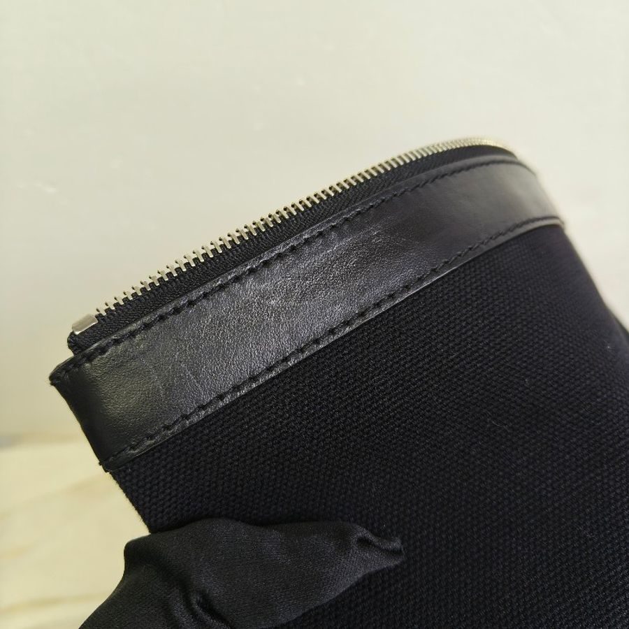 ‼️年中慶降價‼️創新低價只到6/21🎁㊣✨BALENCIAGA✨巴黎世家 潮流 皮革 帆布 黑色 印字 手拿包 改造 鏈條包 斜背包 肩背包/二手包/二手精品/保證正品🌳二手樹屋🌳-15