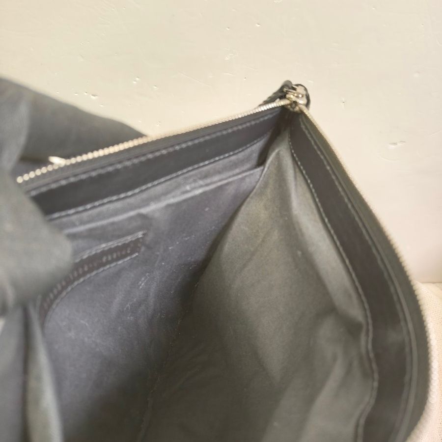 ‼️年中慶降價‼️創新低價只到6/21🎁㊣✨BALENCIAGA✨巴黎世家 潮流 皮革 帆布 黑色 印字 手拿包 改造 鏈條包 斜背包 肩背包/二手包/二手精品/保證正品🌳二手樹屋🌳-26