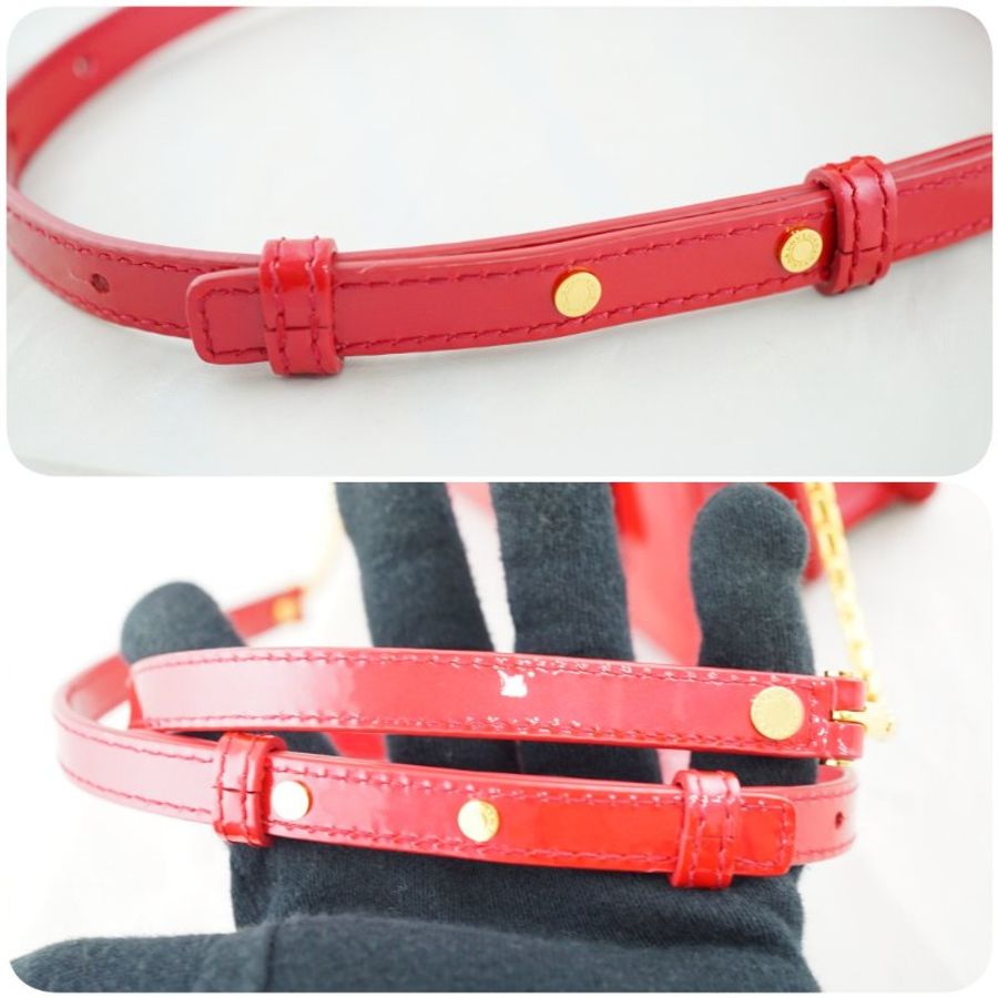 BVLGARI 寶格麗 Serpenti Forever 紅色漆皮琺瑯蛇頭肩背包 斜背包(附購證)-27