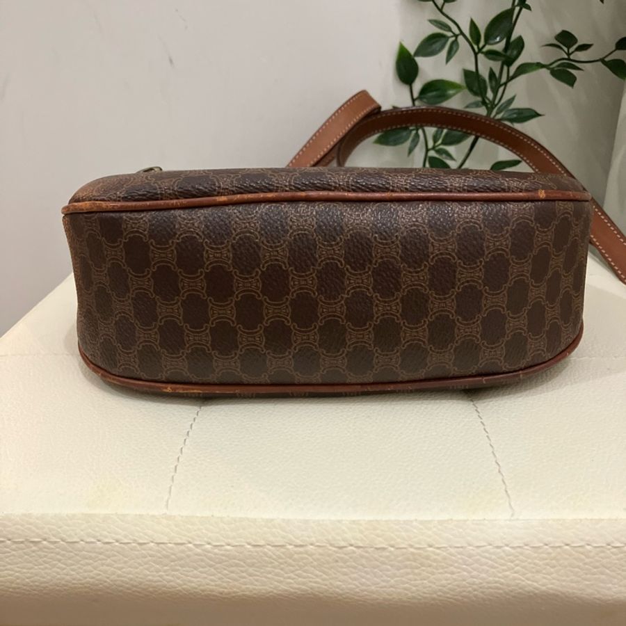 Celine Vintage Macadam shoulder Bag 中古凱旋門手袋-2