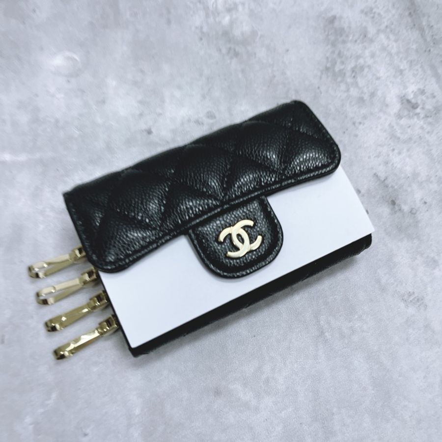 Chanel 荔枝皮鎖匙包-0