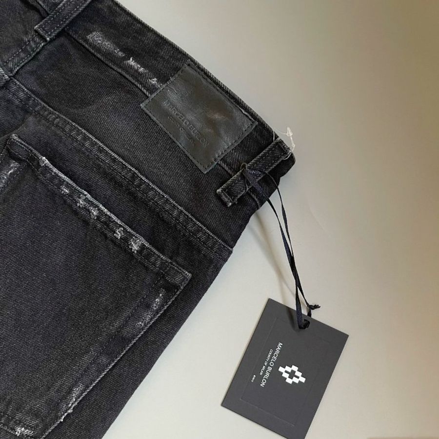 Marcelo Burlon 黑都市叢林牛仔褲 #31-4