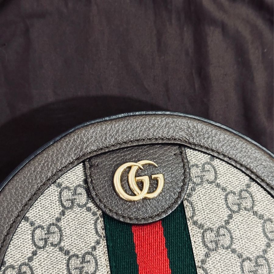 Gucci Ophidia 老花圓餅包🤎98新🆕-19