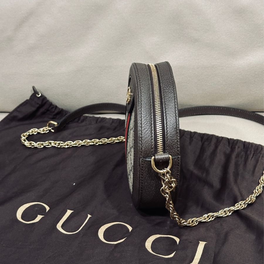 Gucci Ophidia 老花圓餅包🤎98新🆕-11