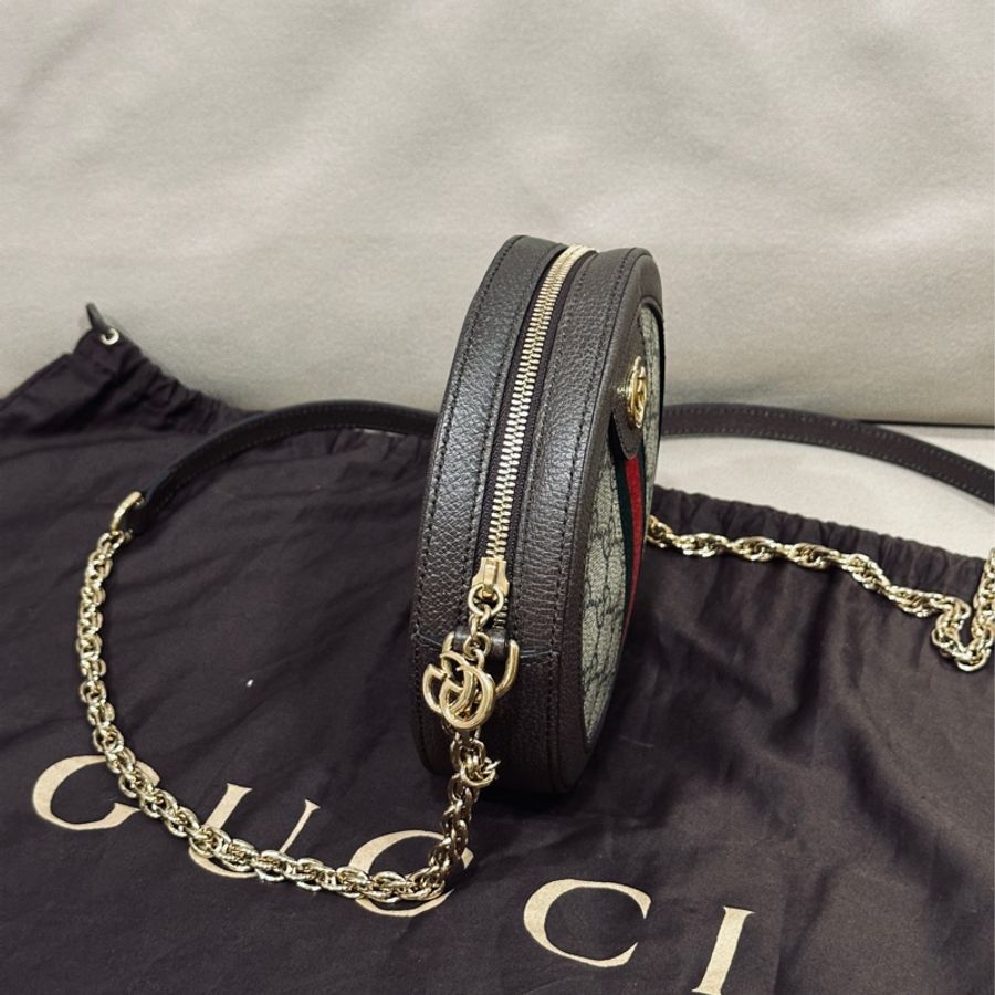 Gucci Ophidia 老花圓餅包🤎98新🆕-12