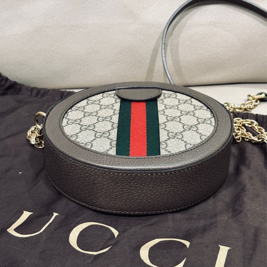 Gucci Ophidia 老花圓餅包🤎98新🆕-14