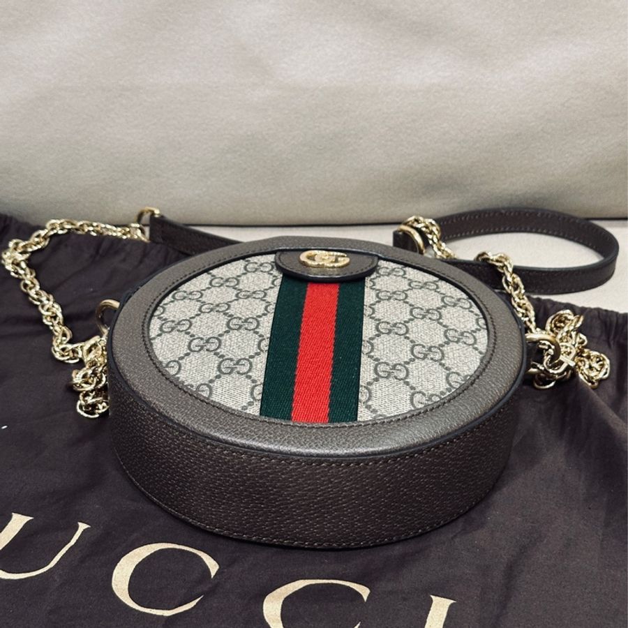Gucci Ophidia 老花圓餅包🤎98新🆕-15