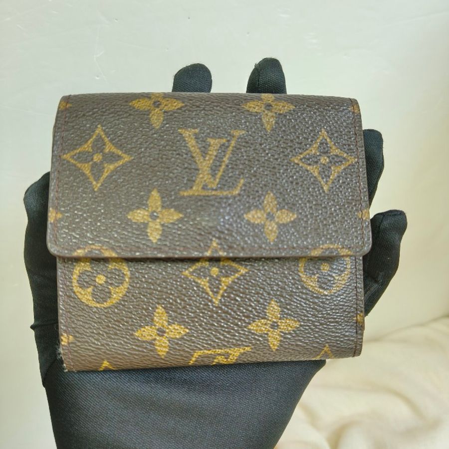 👔88節+七夕♥️限時一週狂降♥️㊣✨Louis Vuitton✨路易威登 LV 老花 三折 短夾 皮夾 錢包/二手精品/二手包/保證正品🌳二手樹屋🌳-3