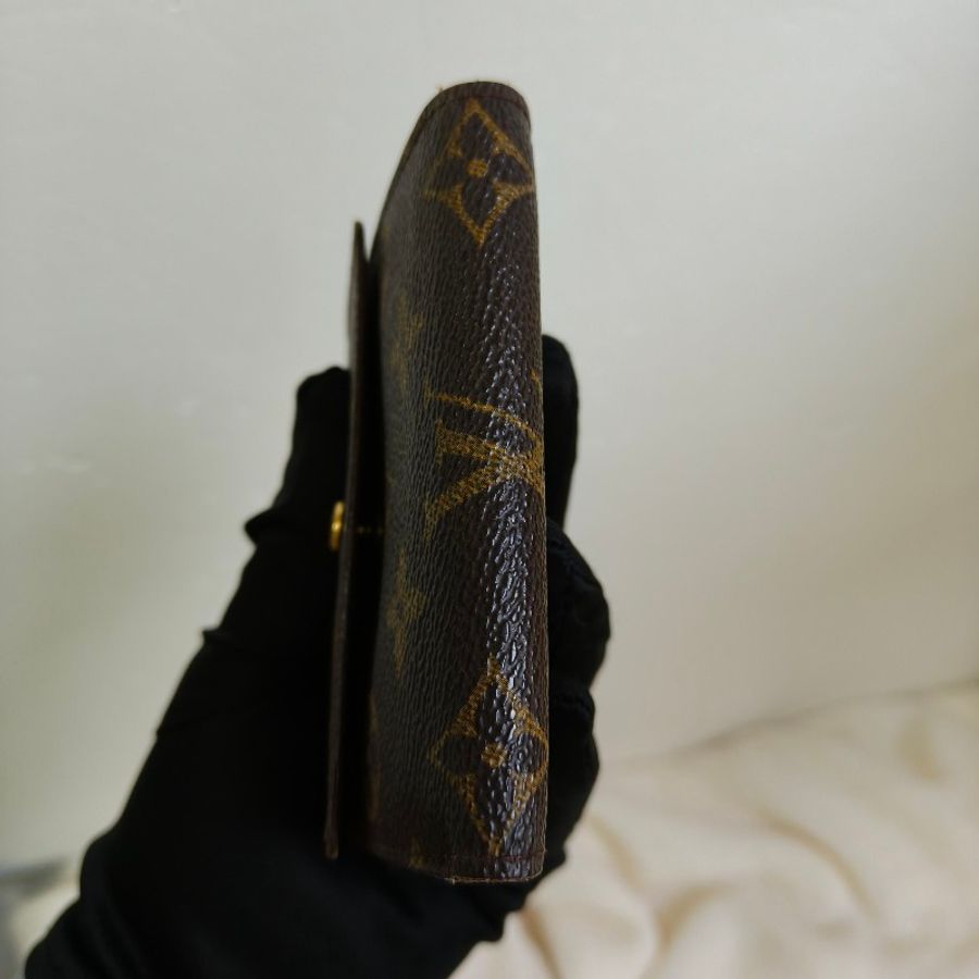 👔88節+七夕♥️限時一週狂降♥️㊣✨Louis Vuitton✨路易威登 LV 老花 三折 短夾 皮夾 錢包/二手精品/二手包/保證正品🌳二手樹屋🌳-6