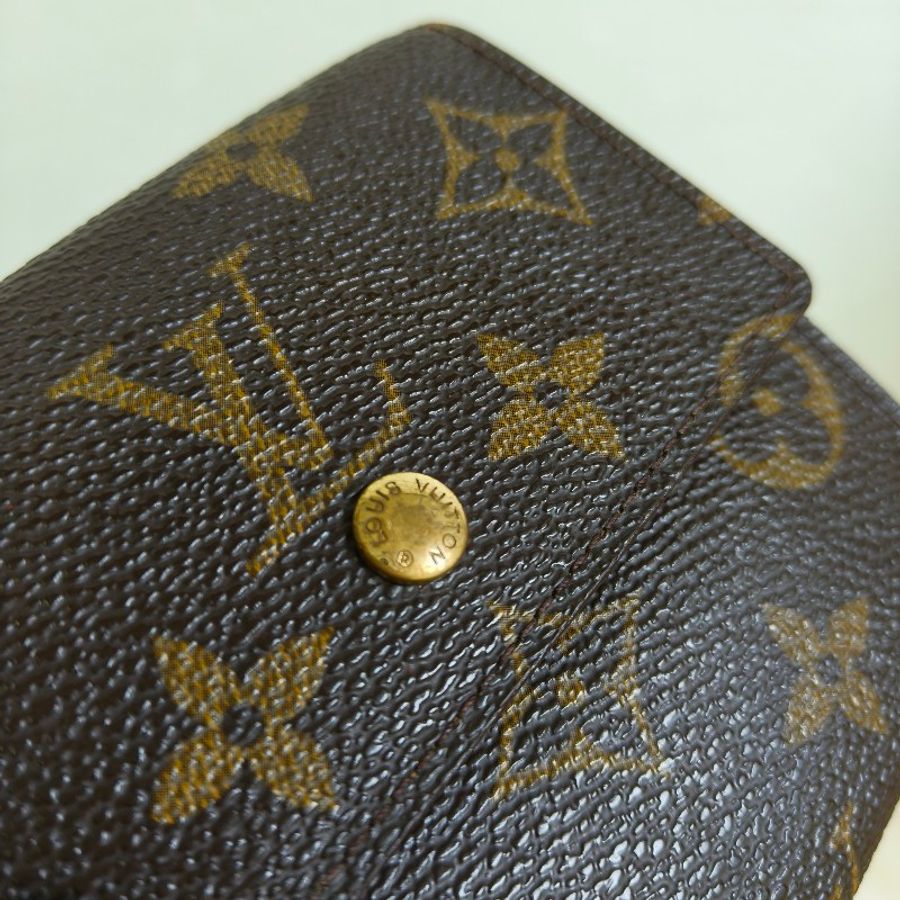 👔88節+七夕♥️限時一週狂降♥️㊣✨Louis Vuitton✨路易威登 LV 老花 三折 短夾 皮夾 錢包/二手精品/二手包/保證正品🌳二手樹屋🌳-7