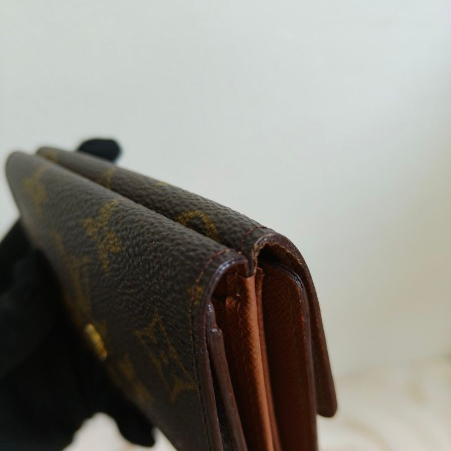 👔88節+七夕♥️限時一週狂降♥️㊣✨Louis Vuitton✨路易威登 LV 老花 三折 短夾 皮夾 錢包/二手精品/二手包/保證正品🌳二手樹屋🌳-9