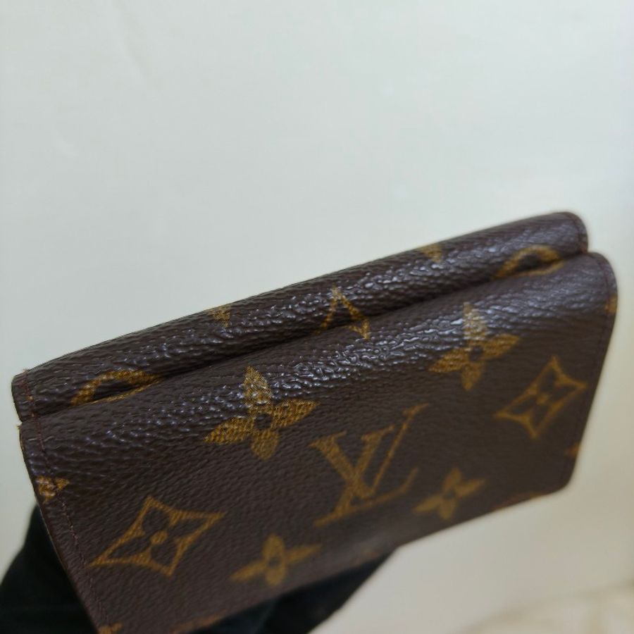 👔88節+七夕♥️限時一週狂降♥️㊣✨Louis Vuitton✨路易威登 LV 老花 三折 短夾 皮夾 錢包/二手精品/二手包/保證正品🌳二手樹屋🌳-17