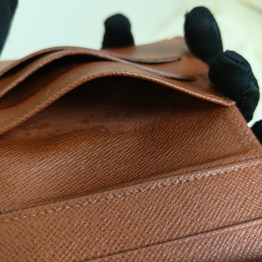 👔88節+七夕♥️限時一週狂降♥️㊣✨Louis Vuitton✨路易威登 LV 老花 三折 短夾 皮夾 錢包/二手精品/二手包/保證正品🌳二手樹屋🌳-28
