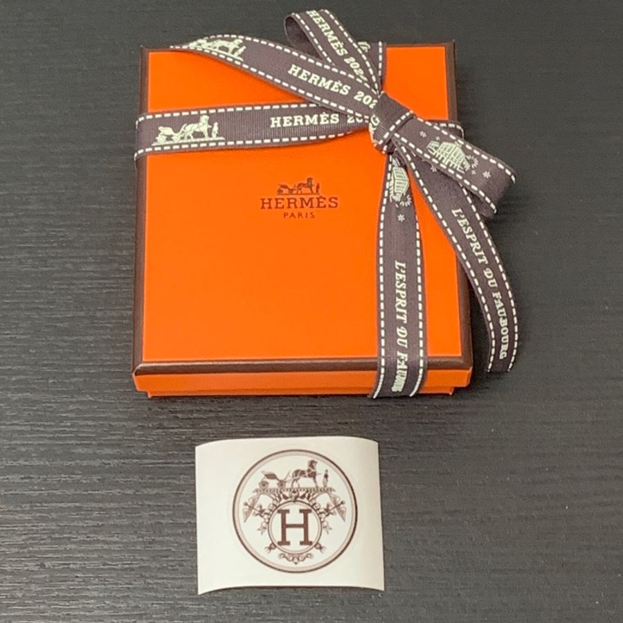 全新愛馬仕Hermes mini pop 耳環(白玫瑰金)-4