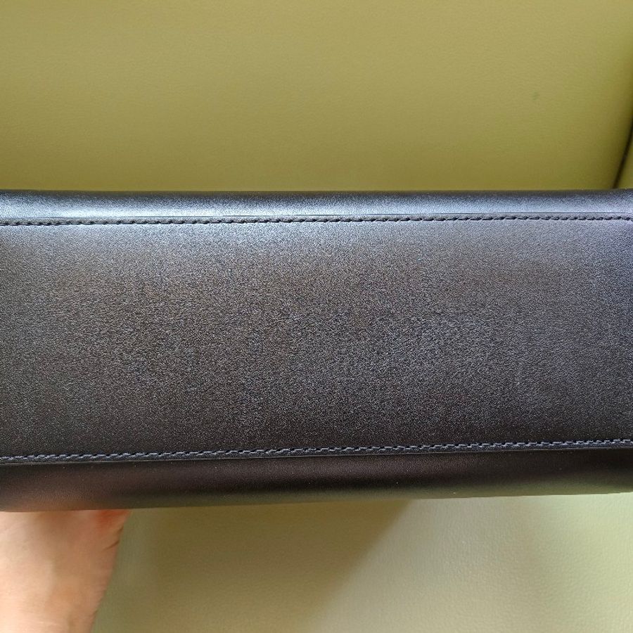 MICHAEL KORS - 金MK 荔枝紋皮革手提兩用包黛妃包(黑色)-7