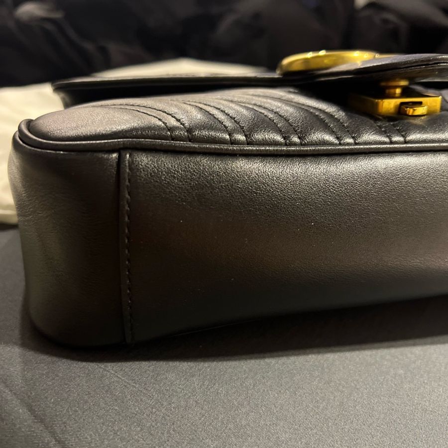 Gucci Marmont 系列 26cmx12cm GG仿舊金扣 (🇮🇹義大利本店親自購入保證真品）-7