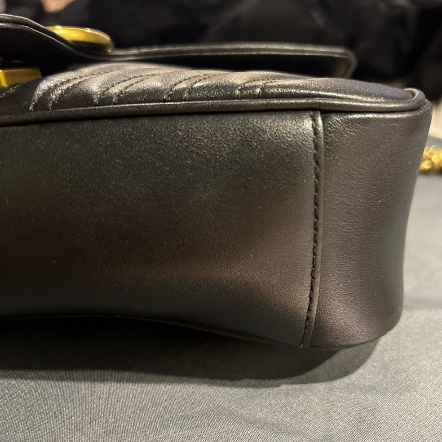 Gucci Marmont 系列 26cmx12cm GG仿舊金扣 (🇮🇹義大利本店親自購入保證真品）-8