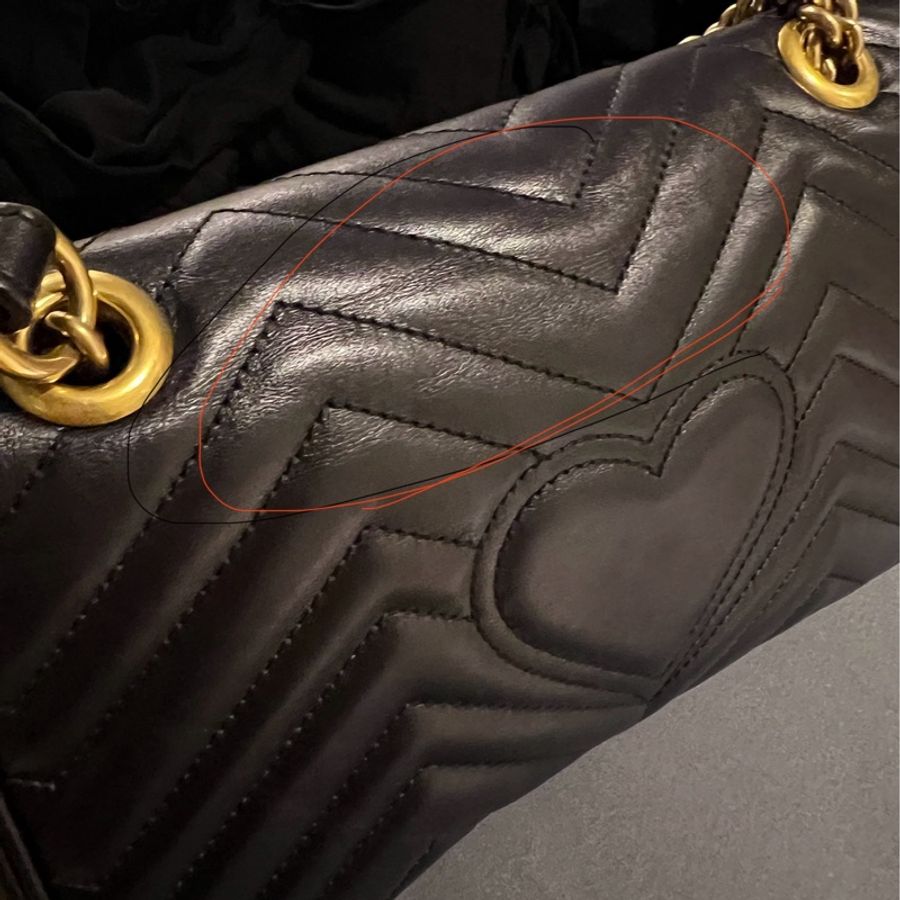Gucci Marmont 系列 26cmx12cm GG仿舊金扣 (🇮🇹義大利本店親自購入保證真品）-16