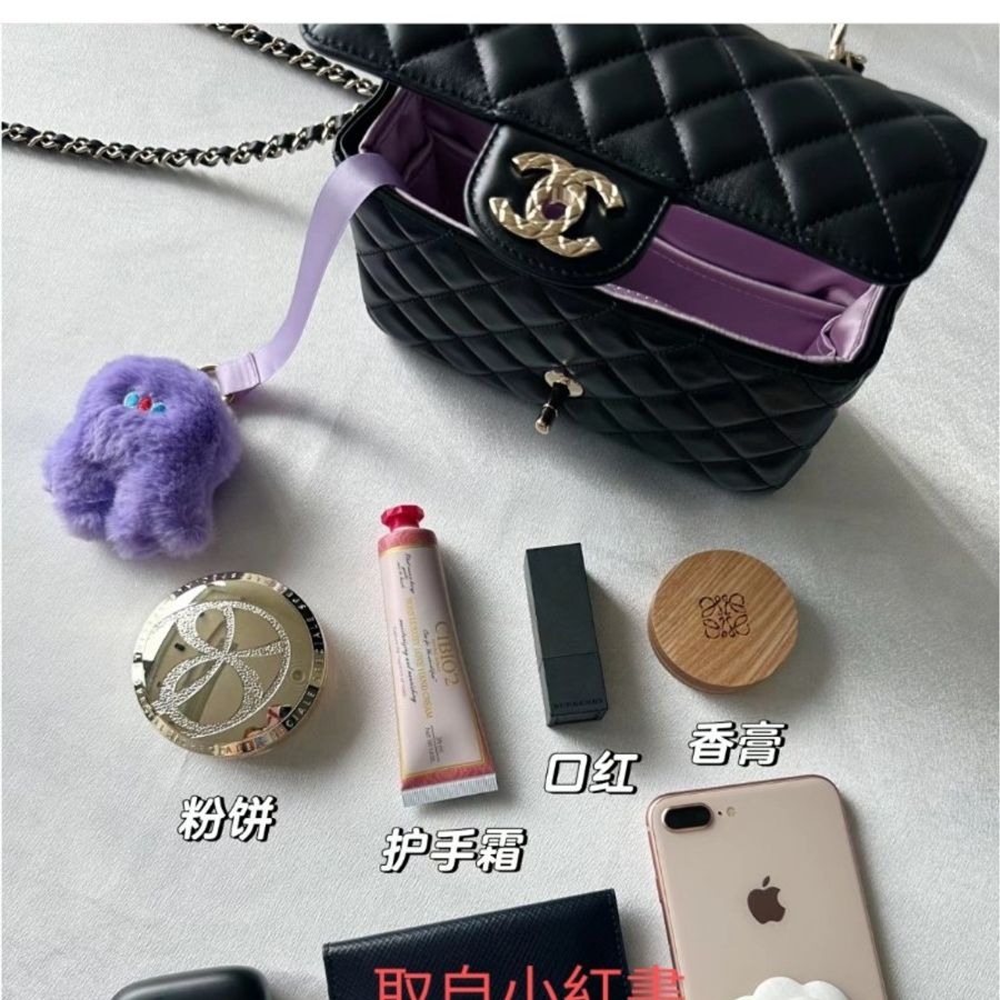❤️香奈兒24A 水鑽手柄CF大Mini-19