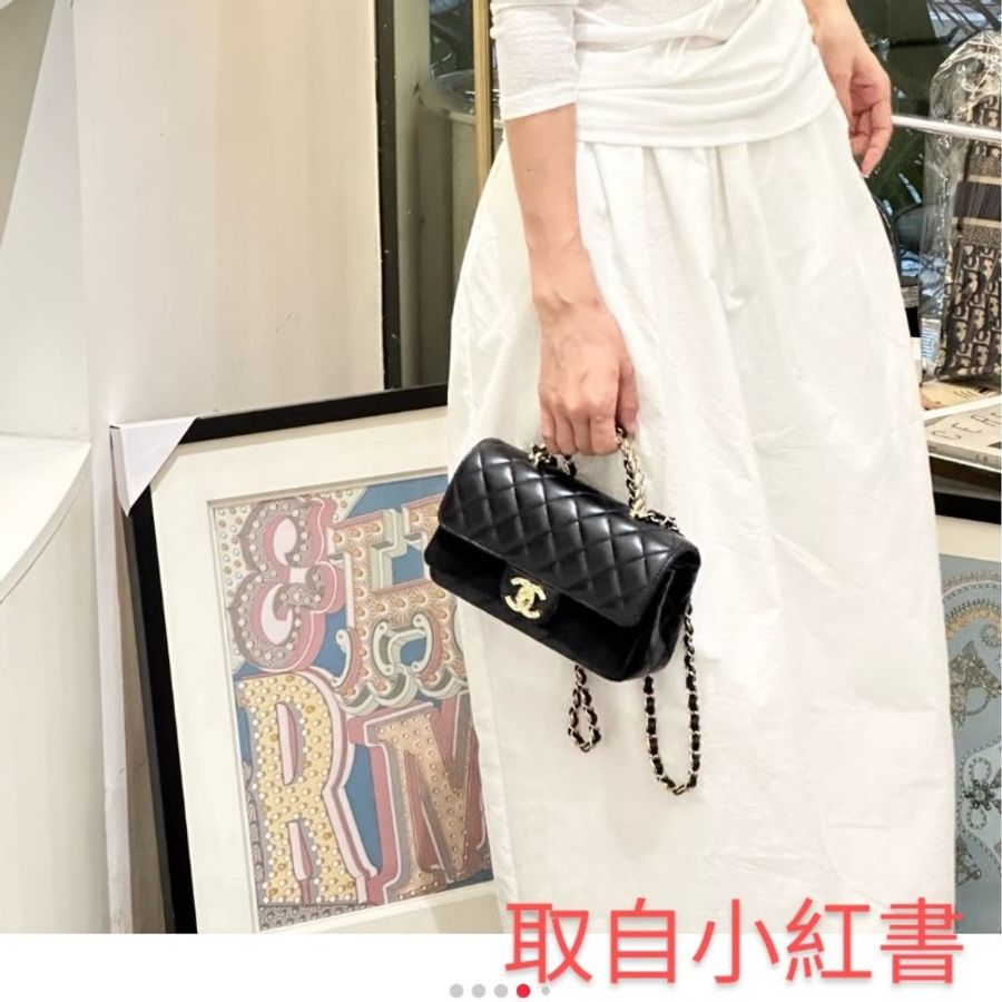❤️香奈兒24A 水鑽手柄CF大Mini-24