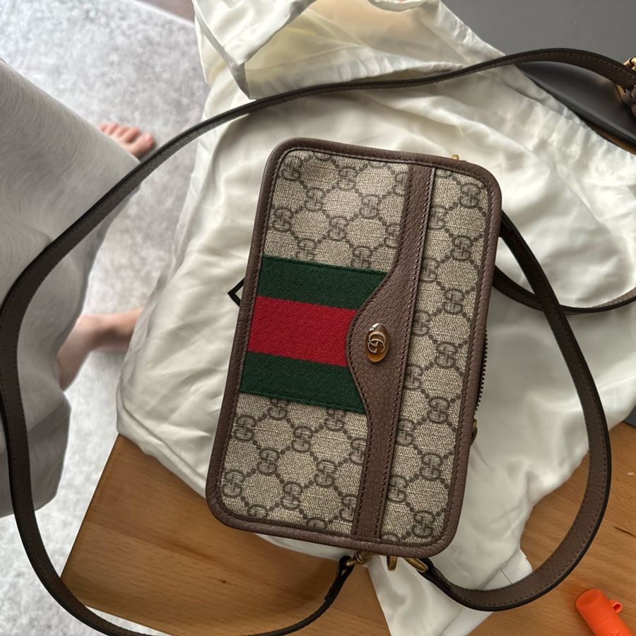 gucci ophidia 手提肩背兩用小方包-4