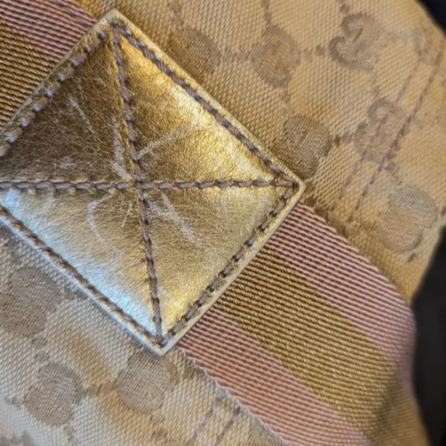 Gucci Vintage shoulder tote-11