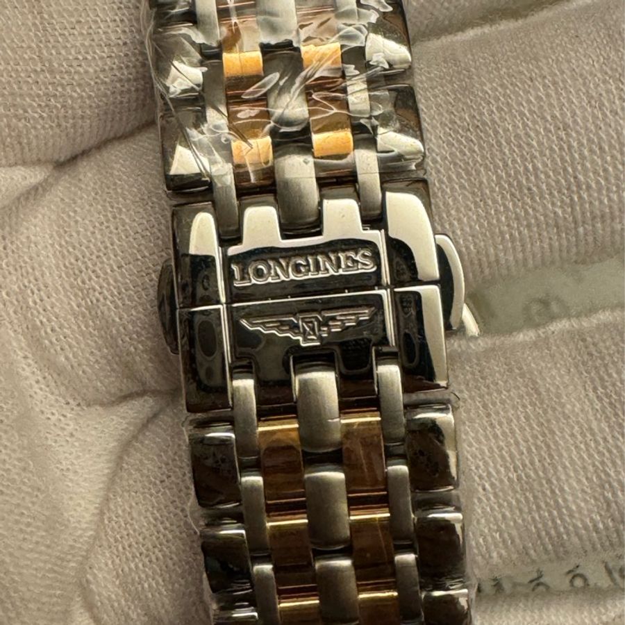 LONGINES 浪琴 律雅机械男錶 銀間金配色 L48105127-3