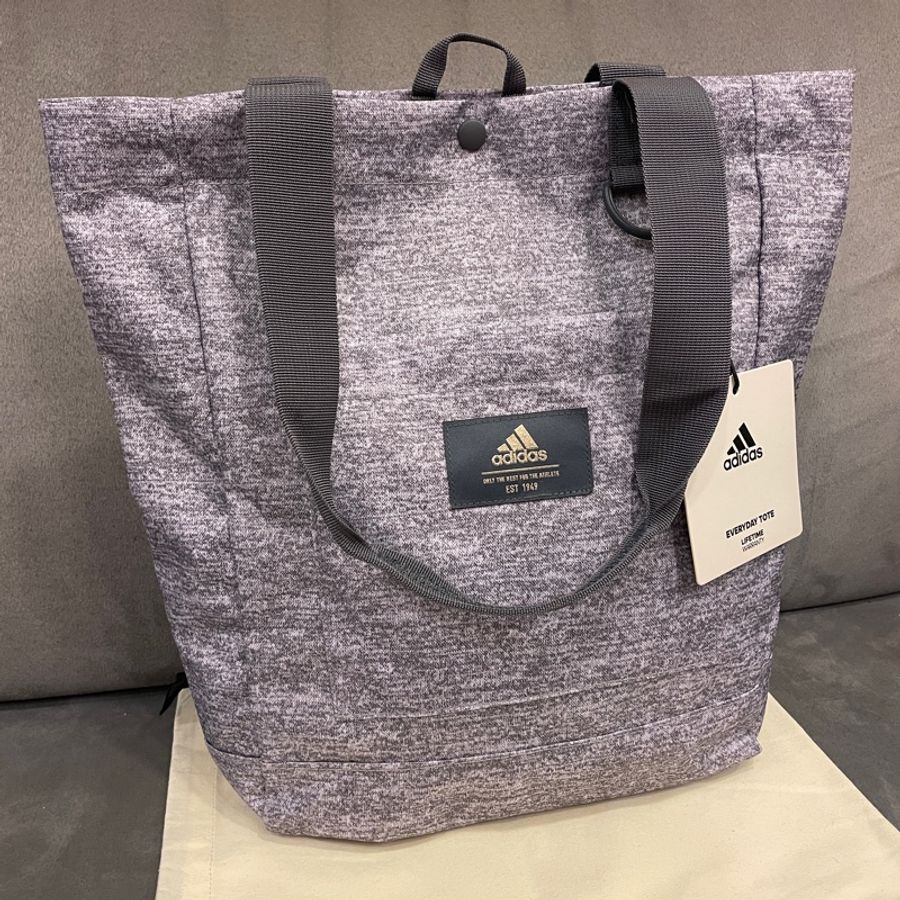 (全新品)adidas 防潑水 雪花灰 運動 手提包/托特包/肩背包/側背包-0