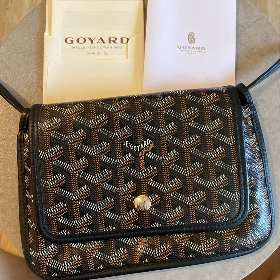 Goyard plumet 信封包Pocket Wallet 手拿包 / 斜背包 經典黑色款-3