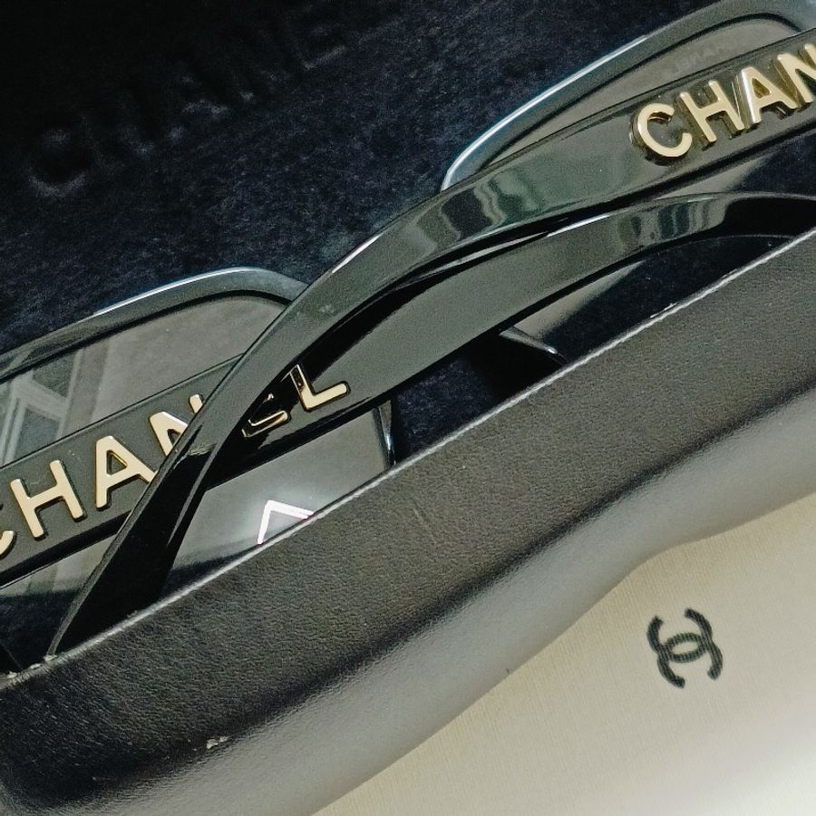 CHANEL 香奈兒 小臉素顏神器 專櫃缺貨款 黑色膠框平光眼鏡 光學眼鏡-18