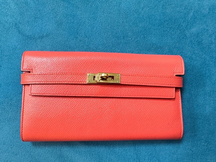 Hermes 愛馬仕 Kelly 長夾 X 刻-0