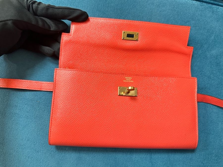 Hermes 愛馬仕 Kelly 長夾 X 刻-1