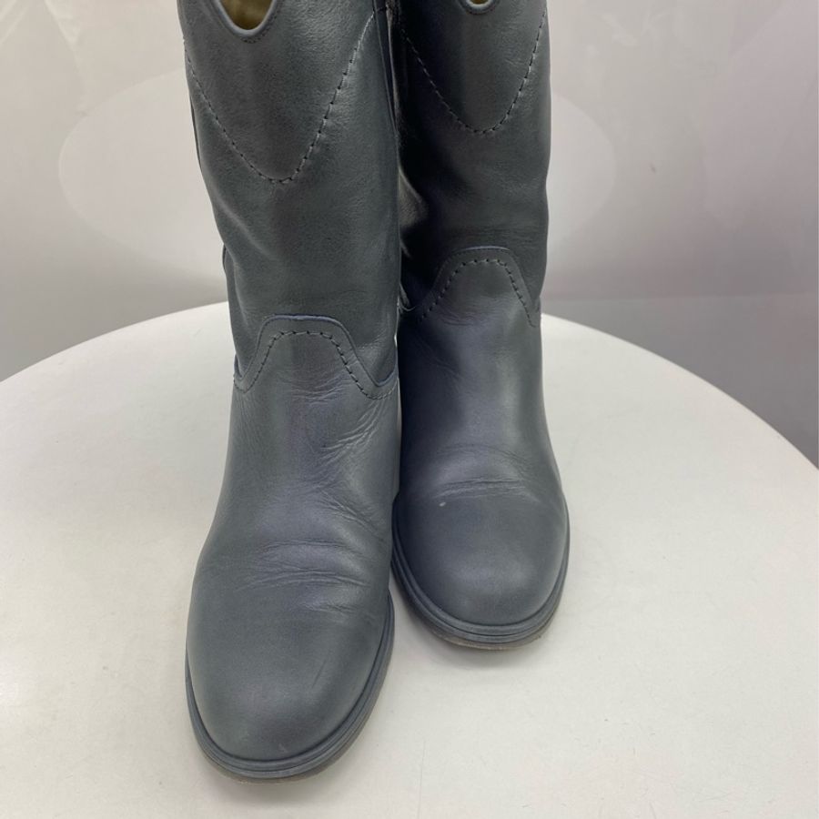 chanel Leather Boots-6