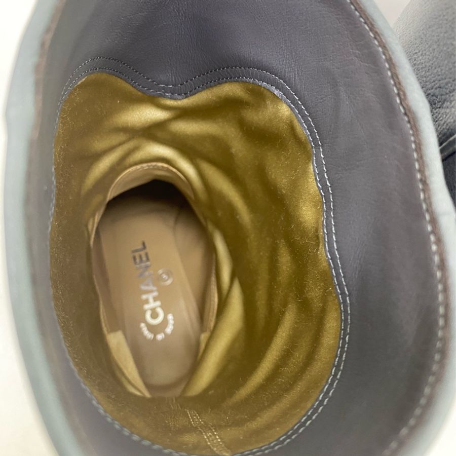 chanel Leather Boots-14