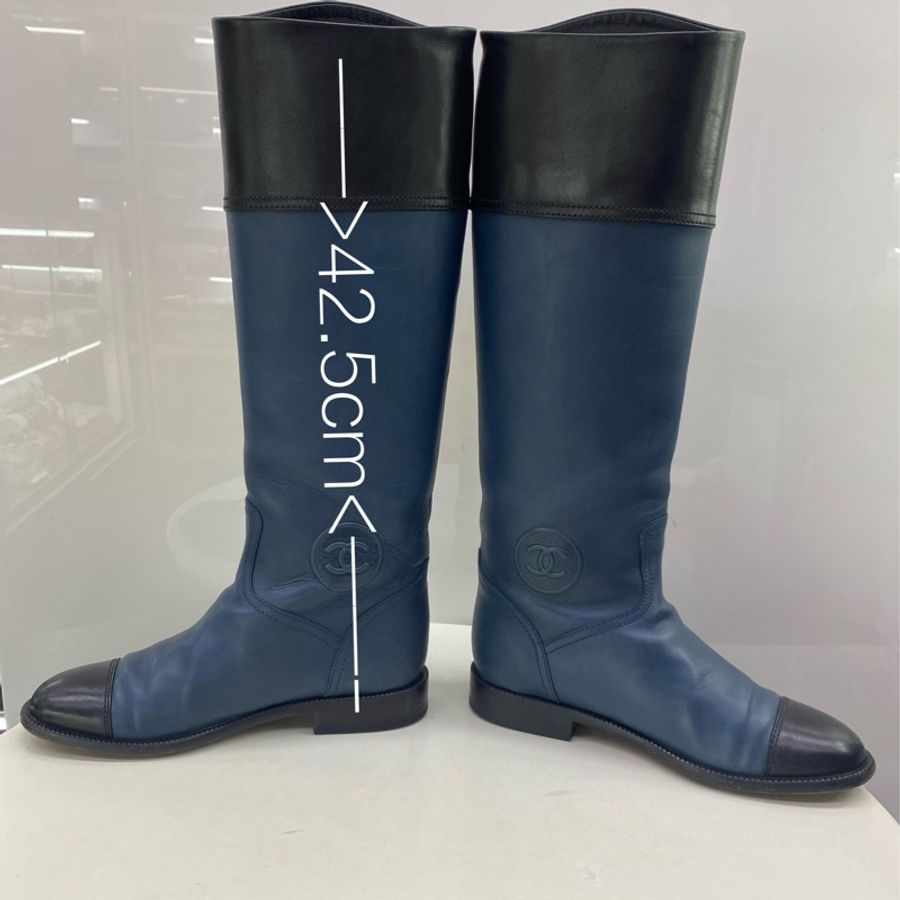 chanel Leather Long Boots-6